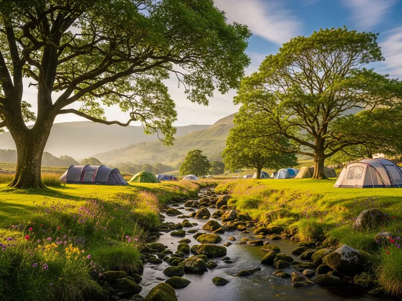 Camping at cardewlees