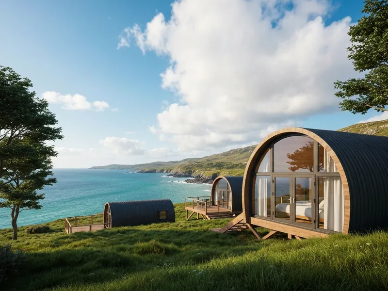 Glenarm Castle Ocean View Pods