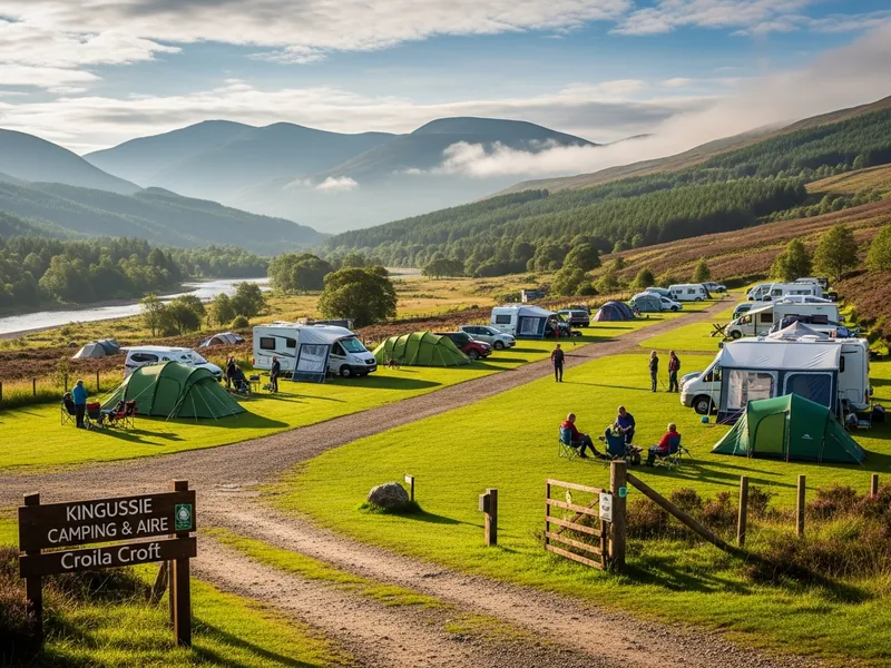 Kingussie camping & aire Croila Croft